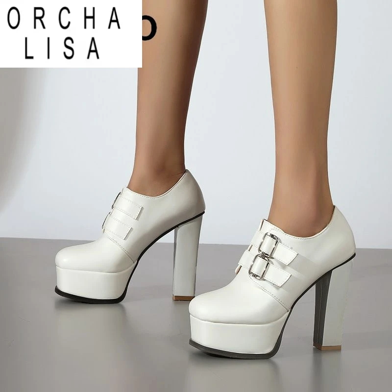 ORCHA LISA 2025 Модные женские туфли-лодочки с квадратным носком на блочном каблуке 12 см, платформа 4,5 см, без шнуровки с пряжками на ремне, большие размеры 42 43 Туфли для вечеринок
ORCHA LISA 2025 Модные женские туфли-лодочки с квадратным носком на блочном каблуке 12 см, платформа 4,5 см, без шнуровки с пряжками на ремне, большие размеры 42 43 Туфли для вечеринок