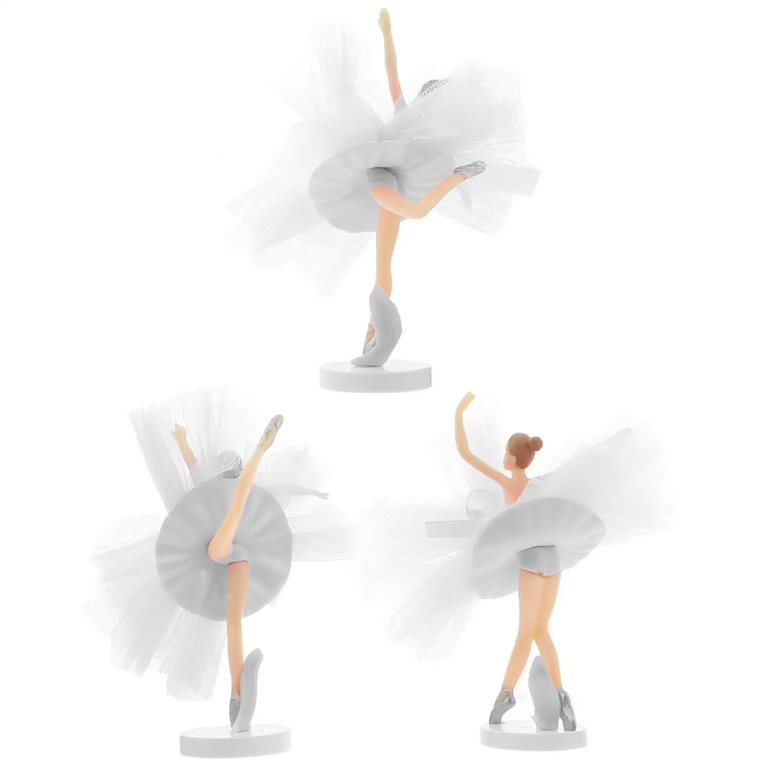 Ballerina Girl Ornaments 3 Sets Tulle Skirt Cake Statue Decorations Plastic Pvc Princess Cupcake Topper Ballet Girls Birthday
Ballerina Girl Ornaments 3 Sets Tulle Skirt Cake Statue Decorations Plastic Pvc Princess Cupcake Topper Ballet Girls Birthday