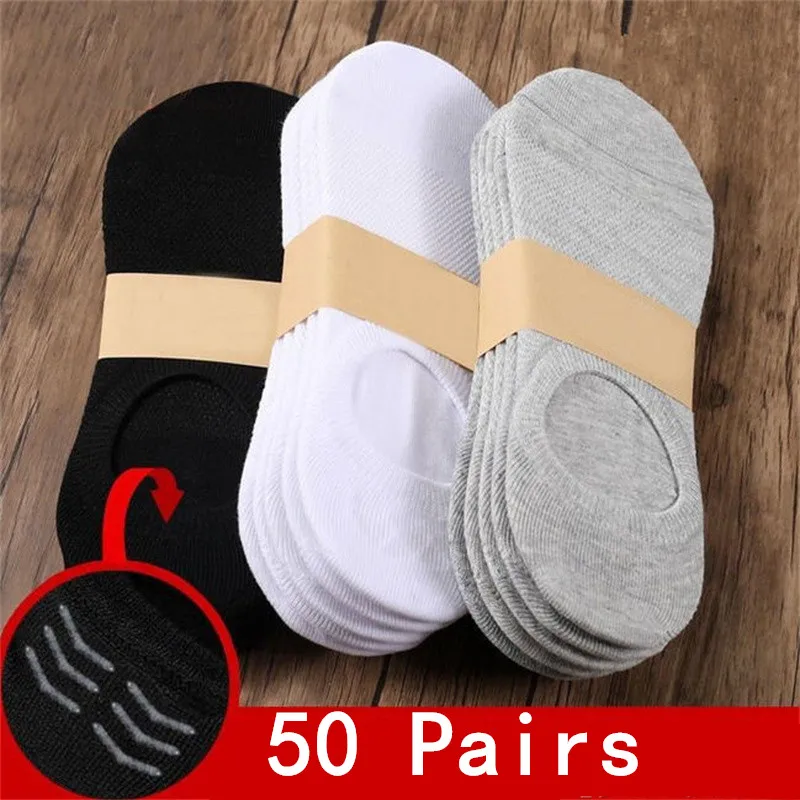Summer Autumn Boat Socks Non-Slip Silicone Invisible Cotton Ankle Sock Slippers for Men Women Male 5/10/20/50 Pairs
Summer Autumn Boat Socks Non-Slip Silicone Invisible Cotton Ankle Sock Slippers for Men Women Male 5/10/20/50 Pairs