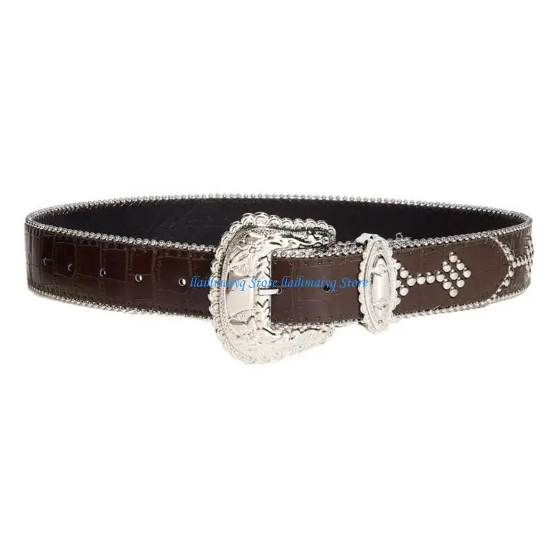 573B Durablity PU Leather Waist Belt Adjustable Length PU Belt for Girl Women Decorative Waist Belt for Coat Skirts Jeans
573B Durablity PU Leather Waist Belt Adjustable Length PU Belt for Girl Women Decorative Waist Belt for Coat Skirts Jeans