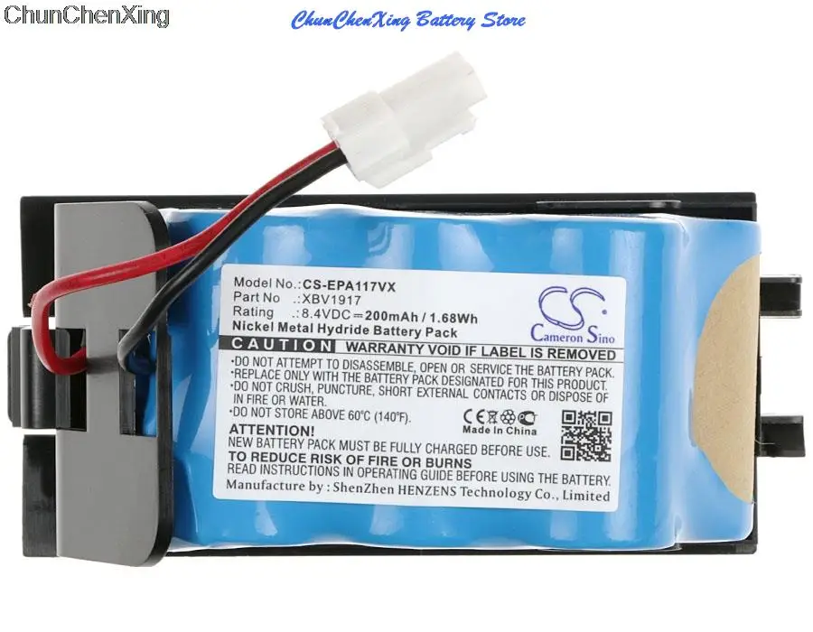 Cameron Sino 200 мАч аккумулятор XBV1917 для Euro Pro AP1172, AP1172N, V1917
Cameron Sino 200 мАч аккумулятор XBV1917 для Euro Pro AP1172, AP1172N, V1917