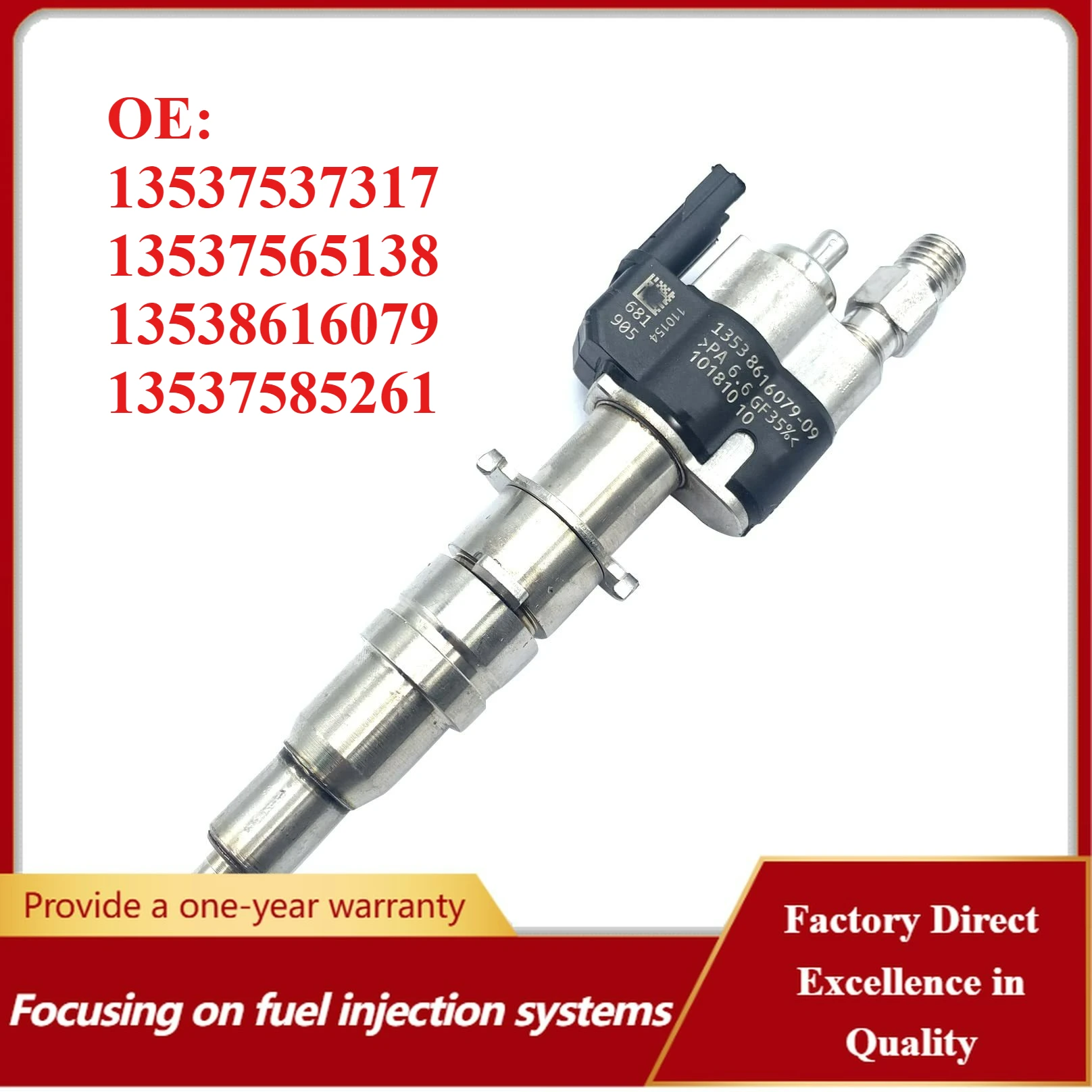 High Quality Material Selection 13537537317 13537565138 13538616079 13537585261 Fuel Injector
High Quality Material Selection 13537537317 13537565138 13538616079 13537585261 Fuel Injector