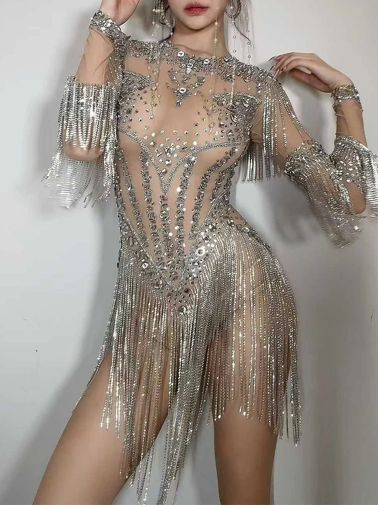 High Quality Hot Pressed Irregular Diamond Tassel Elastic Jumpsuit 2025 New Fashion Custom Women'S Clothing
High Quality Hot Pressed Irregular Diamond Tassel Elastic Jumpsuit 2025 New Fashion Custom Women'S Clothing