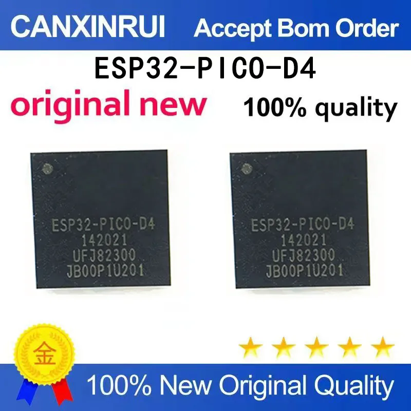(5-100 pieces)Brand new original ESP32-PICO-D4 QFN48 spot chip
(5-100 pieces)Brand new original ESP32-PICO-D4 QFN48 spot chip