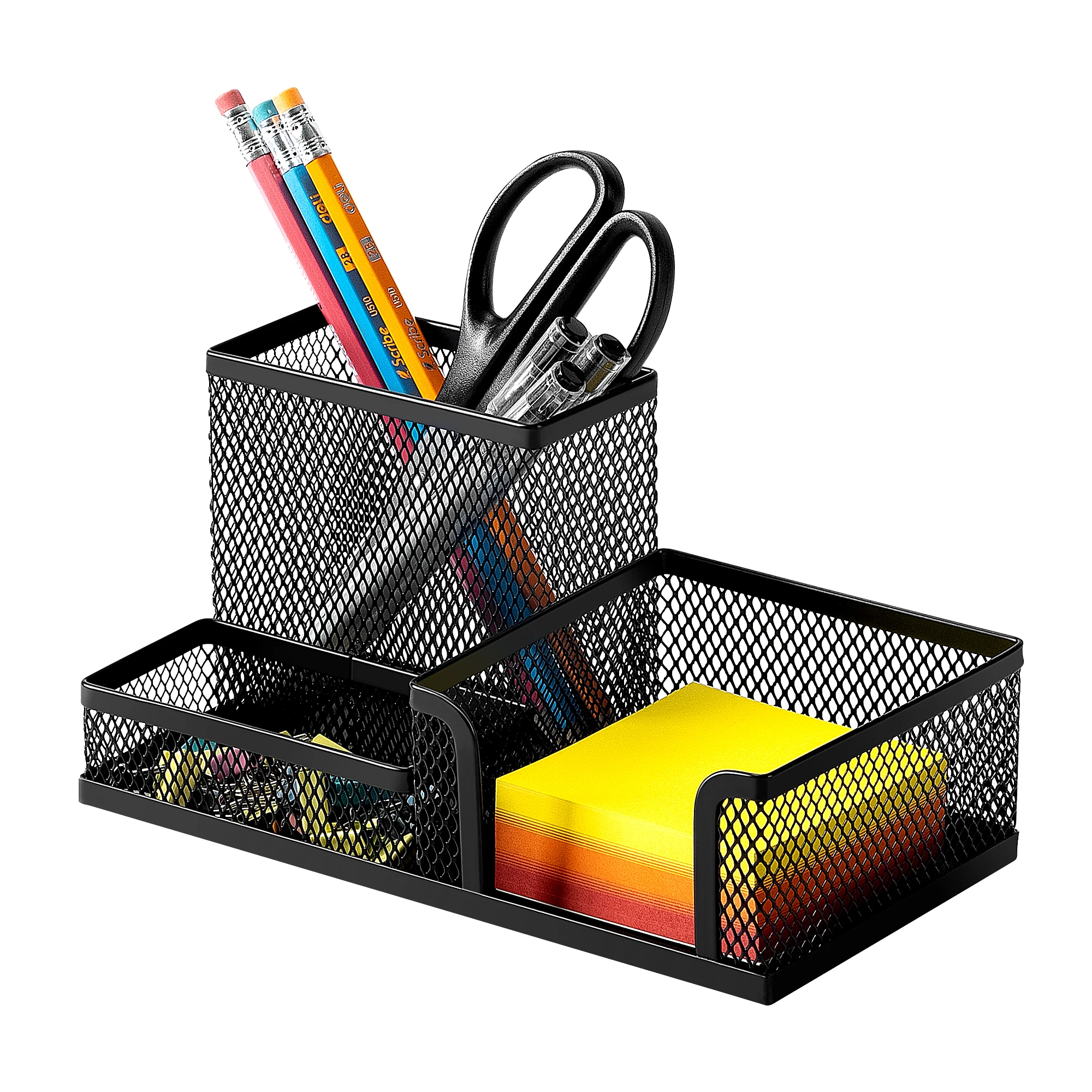 Deli 3-Compartments Desk Organizer with Pencil Holder,Ideal for Office, Home, Desk, Black
Deli 3-Compartments Desk Organizer with Pencil Holder,Ideal for Office, Home, Desk, Black