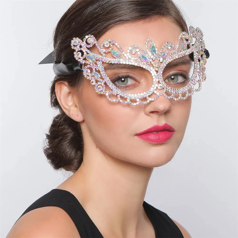 Colorful Rhinestone Masquerade Mask Veil for Glasses Free Shipping Half Face Accessories Belly Dance Rave Carnival Mask Jewelry
Colorful Rhinestone Masquerade Mask Veil for Glasses Free Shipping Half Face Accessories Belly Dance Rave Carnival Mask Jewelry
