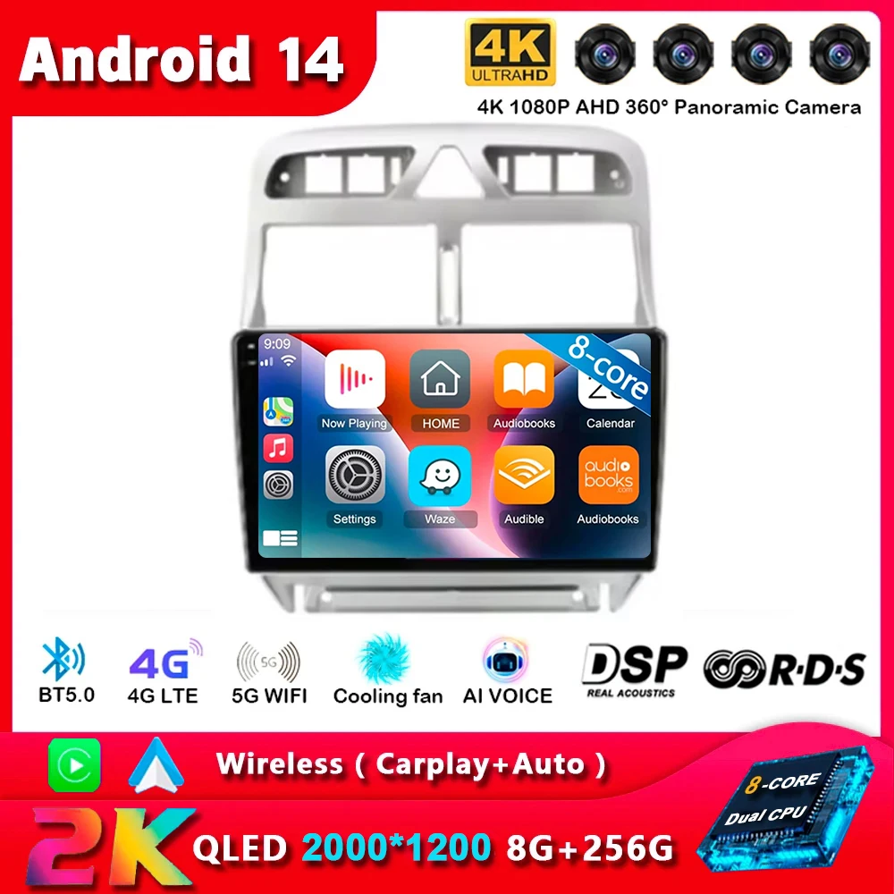 Android14 Carplay For Peugeot 307 SW 307CC 307SW 2002 2003 2004 2005 2006 2007 - 2013 Multimedia Car Radio Player WIFI+4G BT DSP
Android14 Carplay For Peugeot 307 SW 307CC 307SW 2002 2003 2004 2005 2006 2007 - 2013 Multimedia Car Radio Player WIFI+4G BT DSP