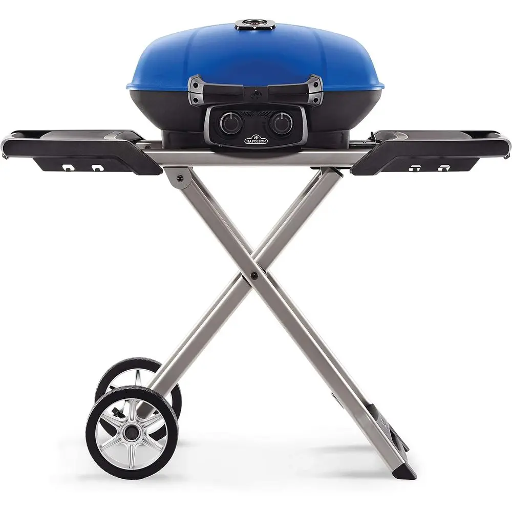 285 Sq. In. Scissor Cart Propane Grill, Blue
285 Sq. In. Scissor Cart Propane Grill, Blue