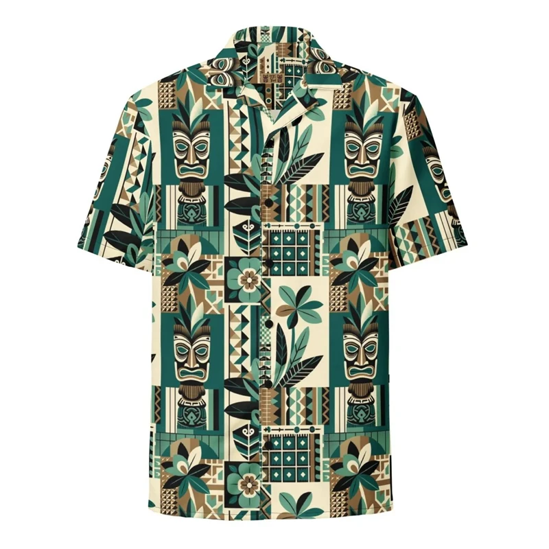 Vintage Hawaiian Shirt For Men Maya Graphic Print Summer Casual Short Sleeve Tops Oversized Clothing Male Lapel Shirts
Vintage Hawaiian Shirt For Men Maya Graphic Print Summer Casual Short Sleeve Tops Oversized Clothing Male Lapel Shirts
