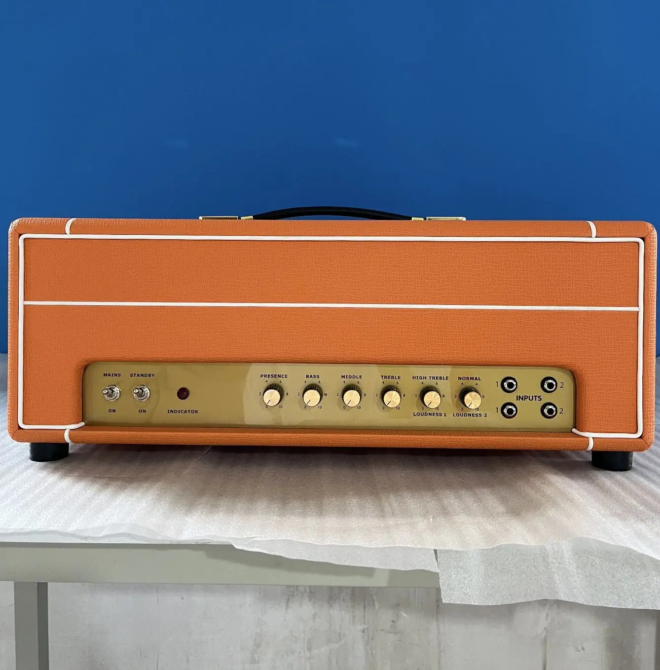 Custom Plexi195 Jcm800 Handmade Custom Guitar Amplifier Head Classic 50-Watt PLEXI TONE Amp with Send Return Loop PPMIV JJ Tubes
Custom Plexi195 Jcm800 Handmade Custom Guitar Amplifier Head Classic 50-Watt PLEXI TONE Amp with Send Return Loop PPMIV JJ Tubes