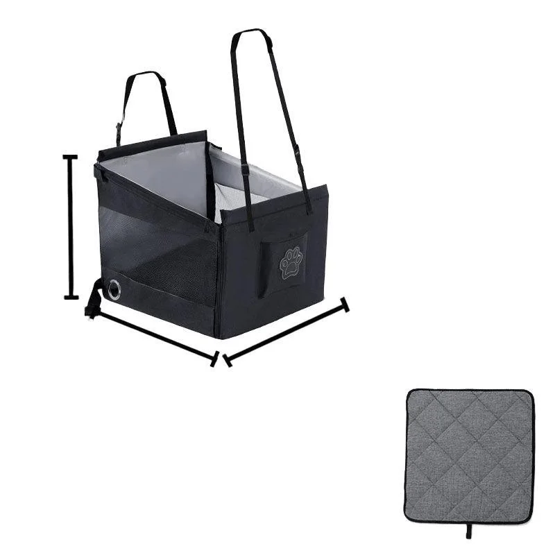 Folding Pet Car Seat Pet Travel Car Booster Seat with Safety Belt Washable Double-Sided Cushion and Storage Pocket Dog Products
Folding Pet Car Seat Pet Travel Car Booster Seat with Safety Belt Washable Double-Sided Cushion and Storage Pocket Dog Products