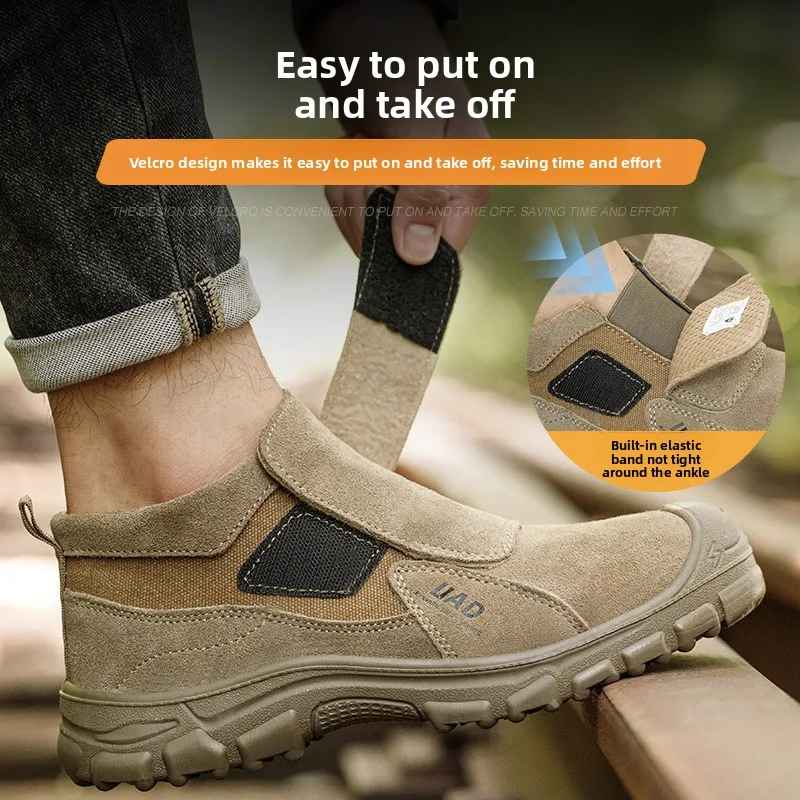 Labor Insurance Shoes Anti-scalding One-pedal Anti-smashing and Anti-piercing Safety Shoes with Steel Head Four Seasons
Labor Insurance Shoes Anti-scalding One-pedal Anti-smashing and Anti-piercing Safety Shoes with Steel Head Four Seasons