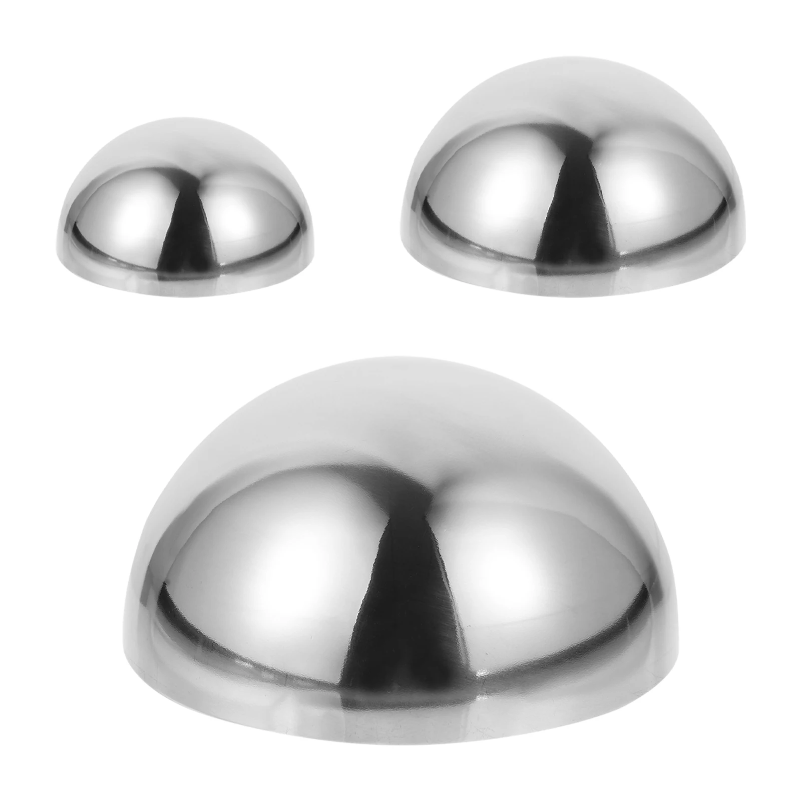 3 Pcs Stainless Steel Semi-sphere Decoration Globe Half Mirror Ball 304 Hemisphere Hollow Balls Polished Surface Mirror Effect
3 Pcs Stainless Steel Semi-sphere Decoration Globe Half Mirror Ball 304 Hemisphere Hollow Balls Polished Surface Mirror Effect
