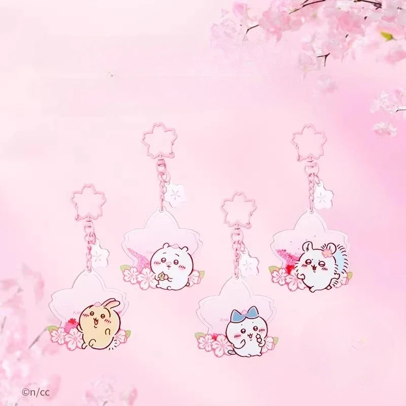 Chiikawa Anime Sakura Acrylic Glitter Keychain Cute Kawaii Purse Charm Decor, Liquid Motion Sand Keyring
Chiikawa Anime Sakura Acrylic Glitter Keychain Cute Kawaii Purse Charm Decor, Liquid Motion Sand Keyring