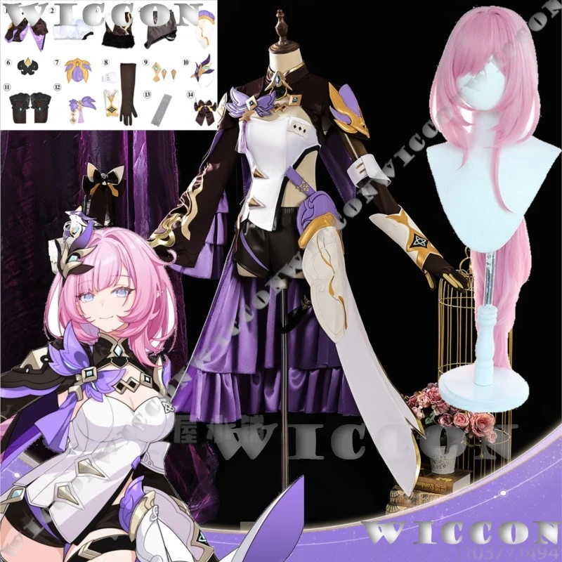 Elysia Miss Pink Elf Game Honkai Impact 3 Cosplay Female Sexy Woman Girls Party Dress Purple Lolita Dress Halloween Customized
Elysia Miss Pink Elf Game Honkai Impact 3 Cosplay Female Sexy Woman Girls Party Dress Purple Lolita Dress Halloween Customized