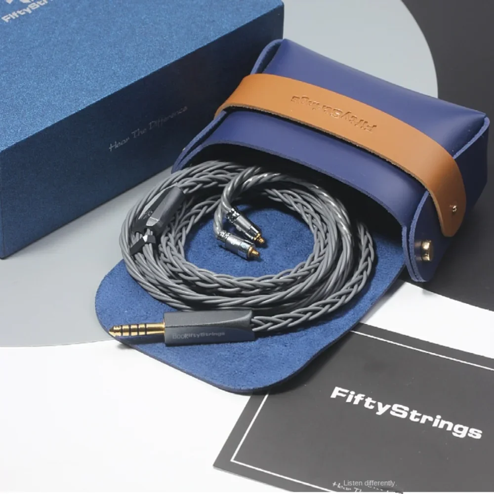 FiftyStrings Assassin HIFI Headphone Upgrade Balanced Cable Wanlong Upocc Copper-silver Hybrid 8 Core 26awg Strand Cable
FiftyStrings Assassin HIFI Headphone Upgrade Balanced Cable Wanlong Upocc Copper-silver Hybrid 8 Core 26awg Strand Cable