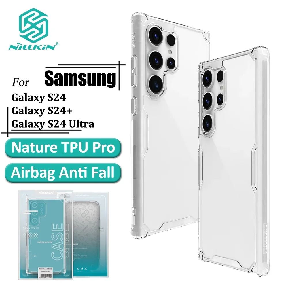Чехол Nillkin Nature Pro для Samsung S24 Ultra S24 + S24 Ультратонкий Роскошный мягкий прозрачный чехол из ТПУ с подушкой безопасности противоударный чехол
Чехол Nillkin Nature Pro для Samsung S24 Ultra S24 + S24 Ультратонкий Роскошный мягкий прозрачный чехол из ТПУ с подушкой безопасности противоударный чехол