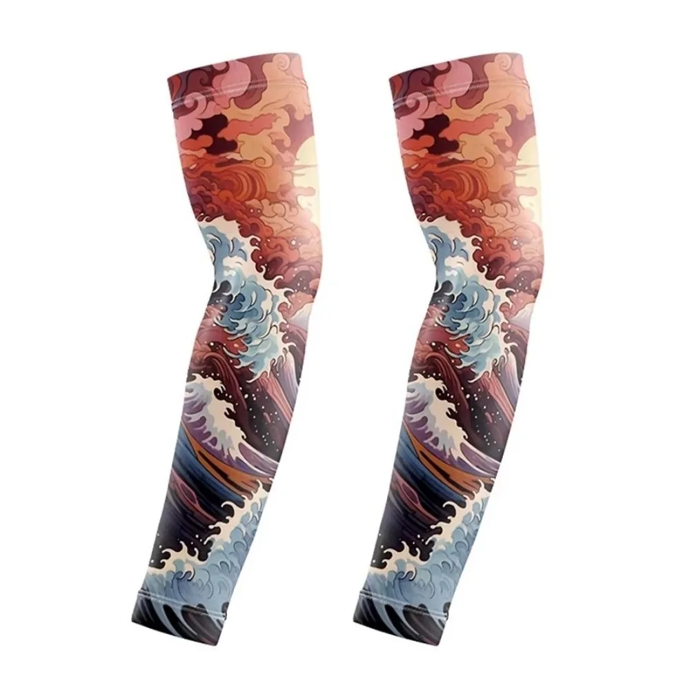 New Ice Fabric Flower Arm Sleeves Quick Dry UV400 Arm Cover Sun Protection Breathable Arm Sleeves Outdoor Sports
New Ice Fabric Flower Arm Sleeves Quick Dry UV400 Arm Cover Sun Protection Breathable Arm Sleeves Outdoor Sports