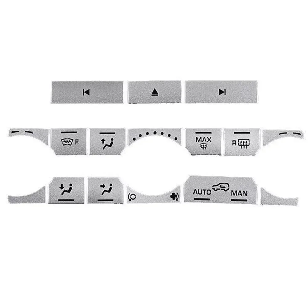 Customize Your Car's Interior with Silver Aluminum Control AC CD Button Trim for Range Rover For Evoque 2012 2019
Customize Your Car's Interior with Silver Aluminum Control AC CD Button Trim for Range Rover For Evoque 2012 2019