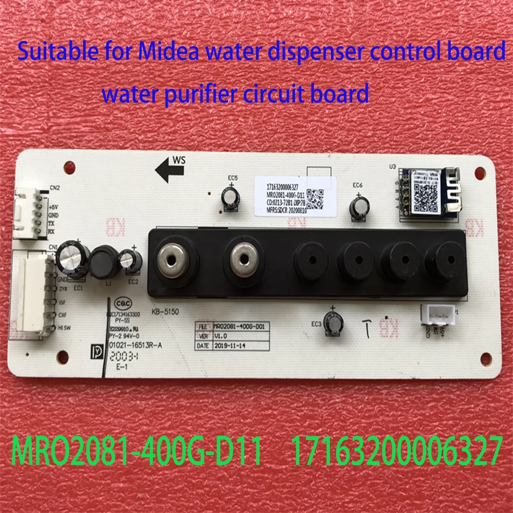 MRO2081-400G-D11 Is Suitable for Midea Water Dispenser 17163200006327 Control Board Water Purifier
MRO2081-400G-D11 Is Suitable for Midea Water Dispenser 17163200006327 Control Board Water Purifier