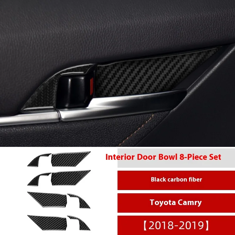 For 18-22 Toyota Camry 8th Generation Carbon Fiber Inner Door Bowl Door Handle Adjustment Cover Sticker Change
For 18-22 Toyota Camry 8th Generation Carbon Fiber Inner Door Bowl Door Handle Adjustment Cover Sticker Change
