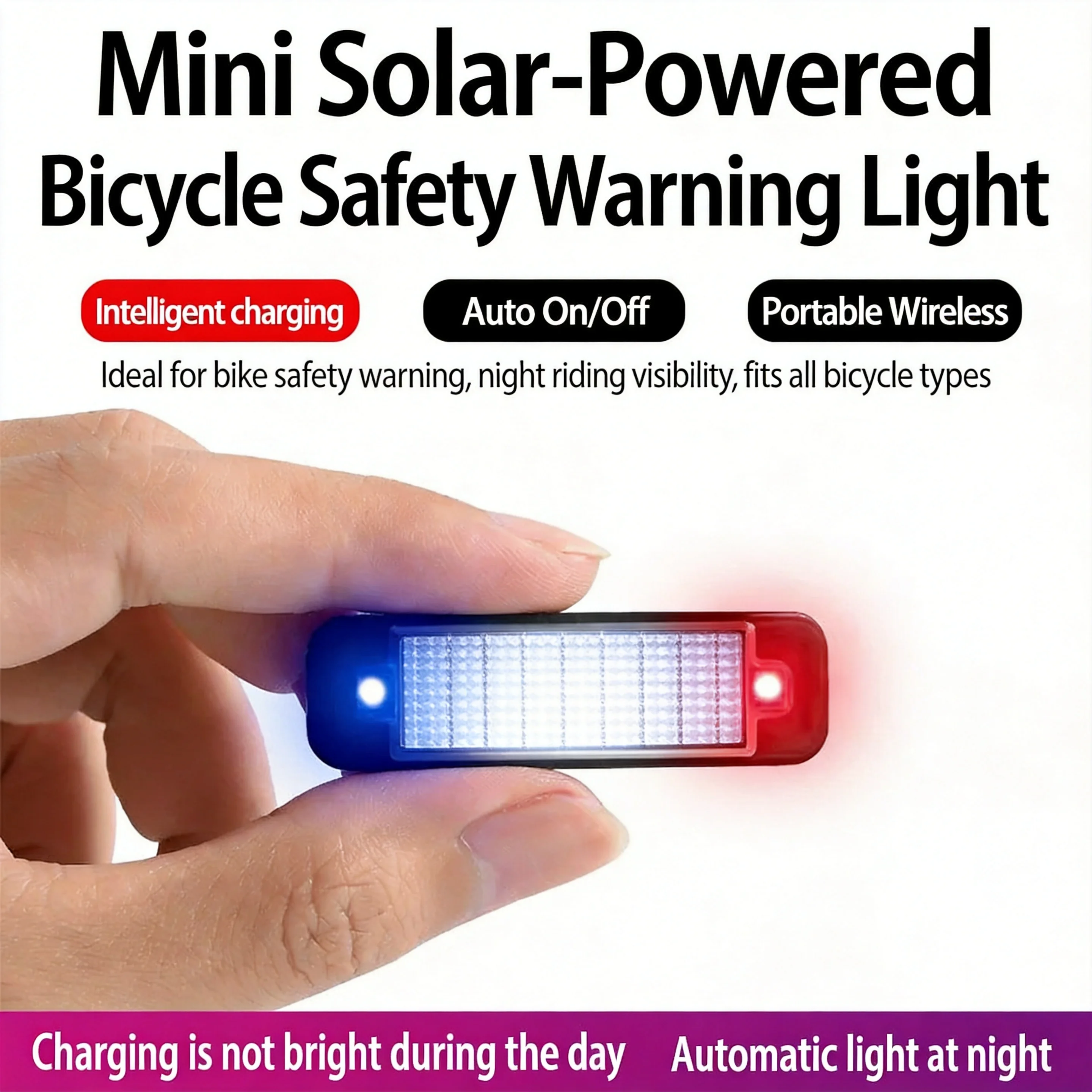 Solar Warning LED Flashing Light, Waterproof Solar Security Caution Lamp for Night Driving Road Construction Barricade
Solar Warning LED Flashing Light, Waterproof Solar Security Caution Lamp for Night Driving Road Construction Barricade