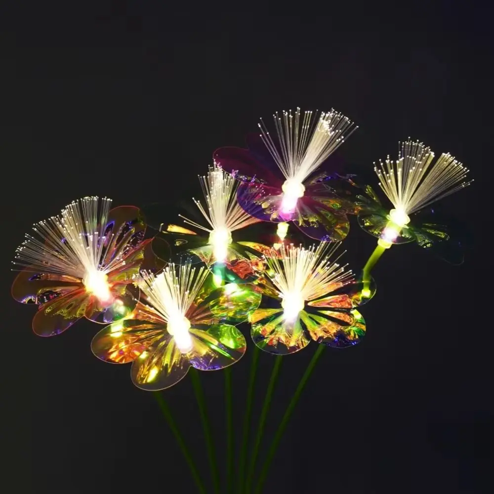 6/8 Head Solar Fiber Optic Flower Light Realistic Decorative Lighting Flowers Ground Stake Light Simulated Flower Ground Mounted
6/8 Head Solar Fiber Optic Flower Light Realistic Decorative Lighting Flowers Ground Stake Light Simulated Flower Ground Mounted