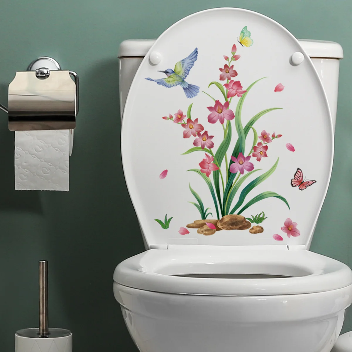 20*30cm Plant Flower Bird Wall Sticker Toilet Sticker Toilet Bedroom Study Restaurant Kitchen Decoration Mural Pvc Wall Sticker
20*30cm Plant Flower Bird Wall Sticker Toilet Sticker Toilet Bedroom Study Restaurant Kitchen Decoration Mural Pvc Wall Sticker