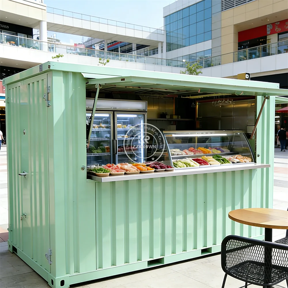 Prefabricated Container Bar Outdoor Sushi Noodle Container Kiosk Prefab Concession Container Restaurant Fully Equipped
Prefabricated Container Bar Outdoor Sushi Noodle Container Kiosk Prefab Concession Container Restaurant Fully Equipped