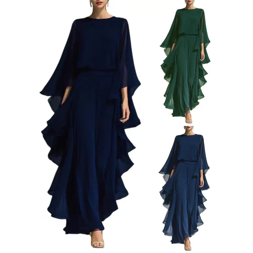 Women Top Pants Two-Piece Set Summer Loose Fit Casual Ruffle Bell Sleeve Shirt Wide Legs Pants Trousers Женский костюм
Women Top Pants Two-Piece Set Summer Loose Fit Casual Ruffle Bell Sleeve Shirt Wide Legs Pants Trousers Женский костюм