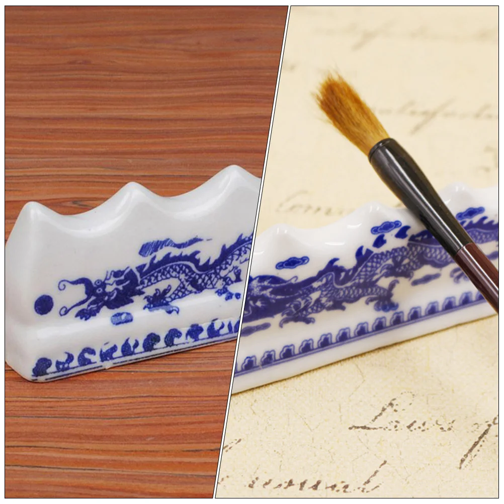 4Pcs Ceramic Pen Stand with Blue and White Pattern Brush Pen Rest for Calligraphy Ink Pens Office Desk Organizer Decoration
4Pcs Ceramic Pen Stand with Blue and White Pattern Brush Pen Rest for Calligraphy Ink Pens Office Desk Organizer Decoration