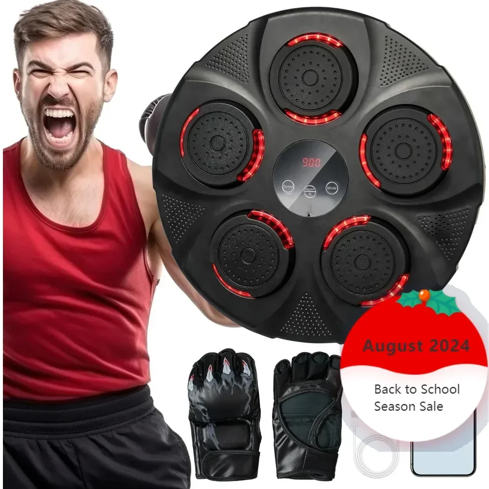 Music Boxing Machine, Electronic Bluetooth Equipment Wall Mount, Large Adult Youth Professional Boxing Training Punchin Fitness
Music Boxing Machine, Electronic Bluetooth Equipment Wall Mount, Large Adult Youth Professional Boxing Training Punchin Fitness