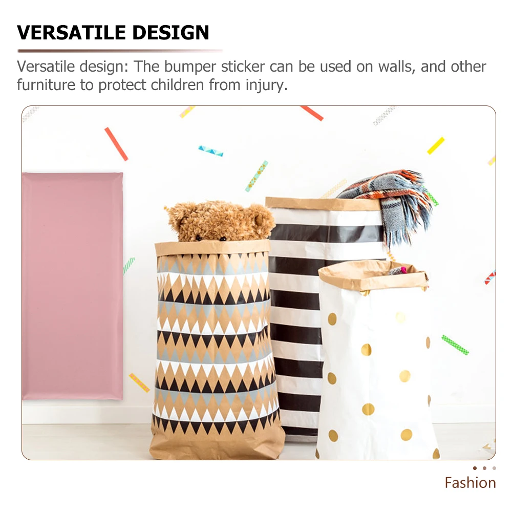 2 Pcs Soft Wall Stickers Anti Collision Durable PVC Baby Room Decor Self Adhesive Nursery Protective Bumper Bedroom Padding
2 Pcs Soft Wall Stickers Anti Collision Durable PVC Baby Room Decor Self Adhesive Nursery Protective Bumper Bedroom Padding