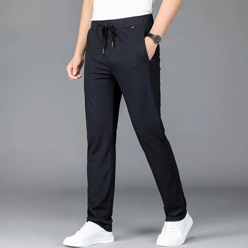 Qui Dry Ice Silk Men's Sport Pants Summer Thin Loose Straight Casual Knitted Long Ultra Thin Men's Trousers Faionable Urb...
Qui Dry Ice Silk Men's Sport Pants Summer Thin Loose Straight Casual Knitted Long Ultra Thin Men's Trousers Faionable Urb...