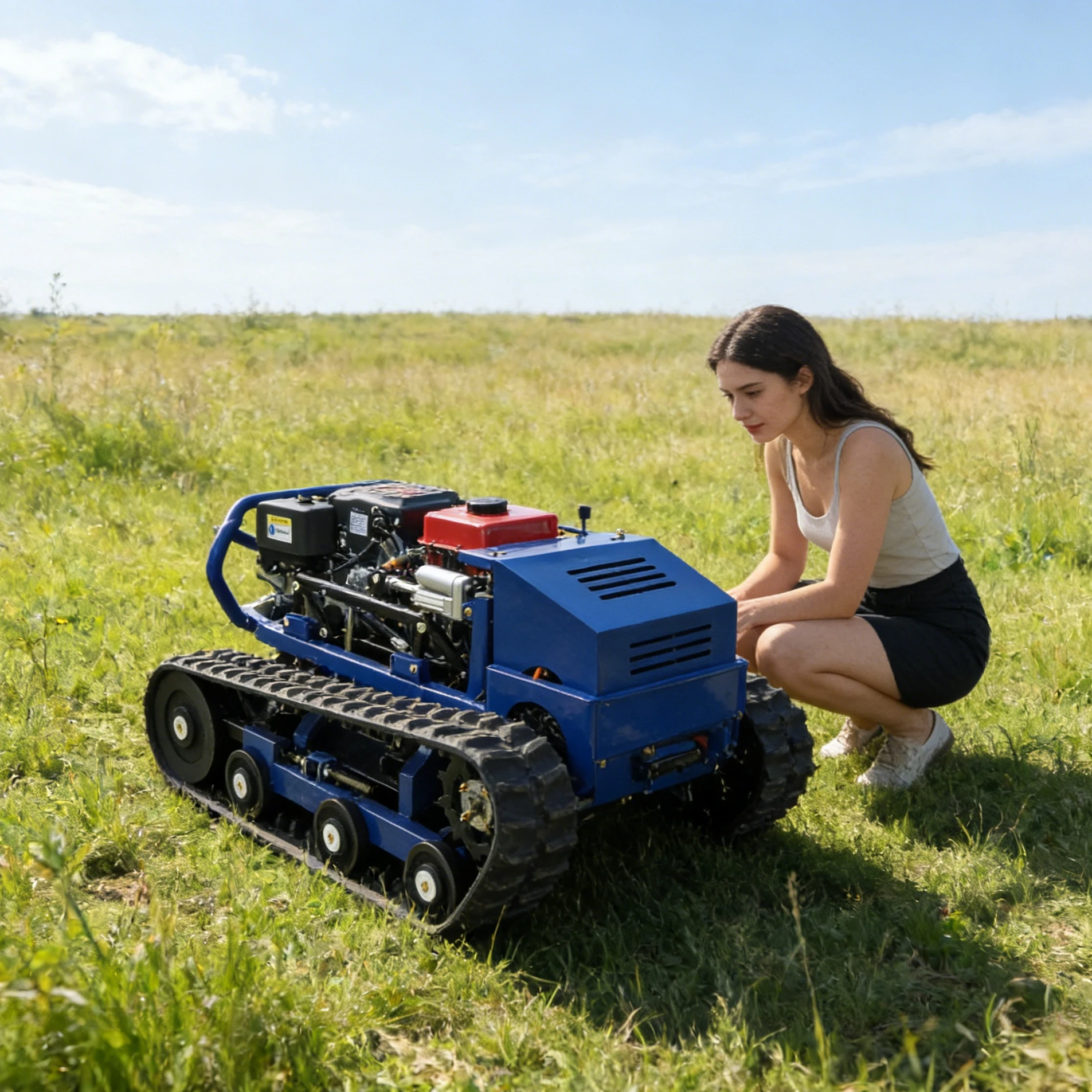 Flexible lawn mowerremote control Brushless motor 3800㎡/h Support customization Years of production experience Wear-resistant bl
Flexible lawn mowerremote control Brushless motor 3800㎡/h Support customization Years of production experience Wear-resistant bl