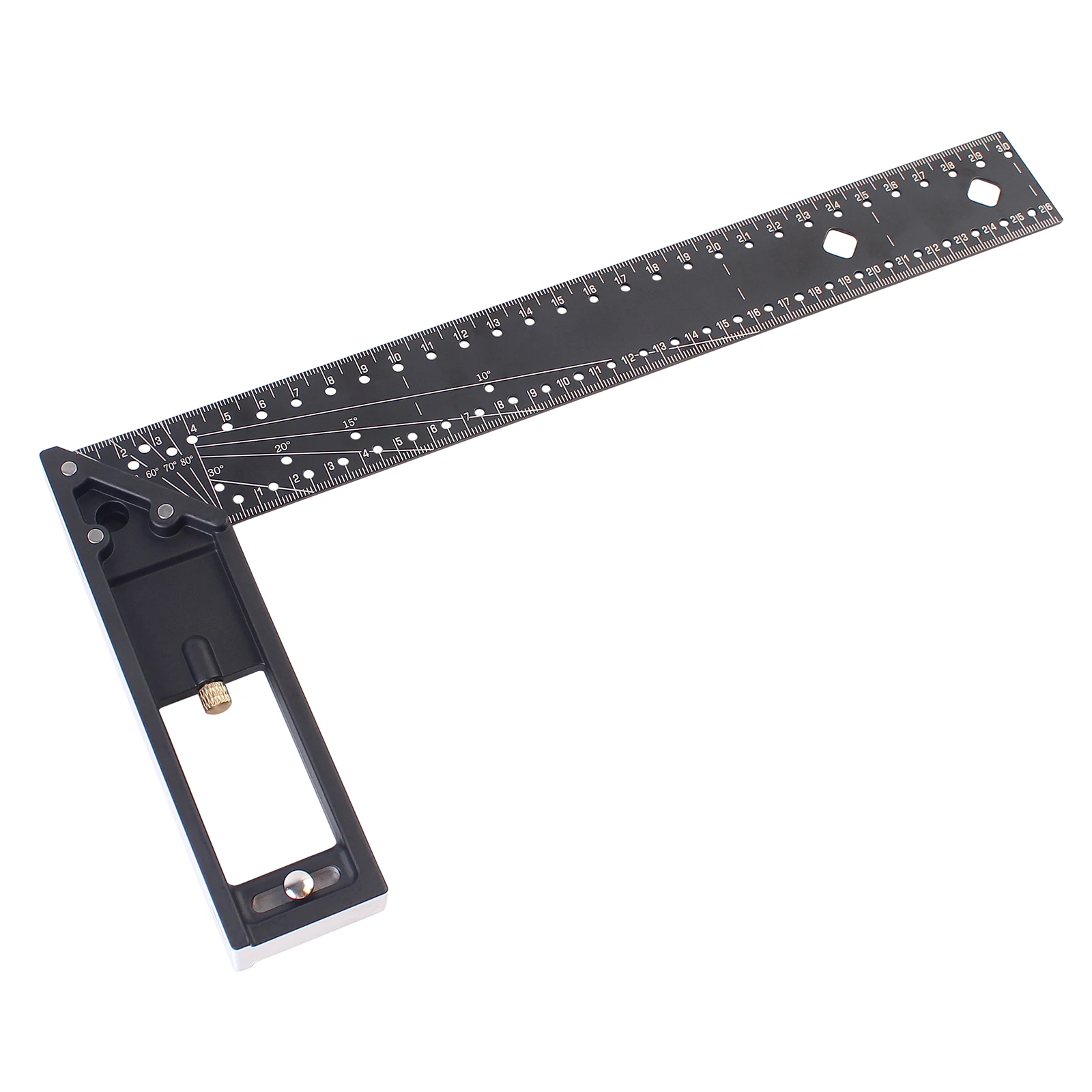 Woodworking Square Ruler - Right Angle Ruler Carpenter Square Layout Tool, Retractable Ledge, 30/40CM Multi-Angle Scribe Mark
Woodworking Square Ruler - Right Angle Ruler Carpenter Square Layout Tool, Retractable Ledge, 30/40CM Multi-Angle Scribe Mark
