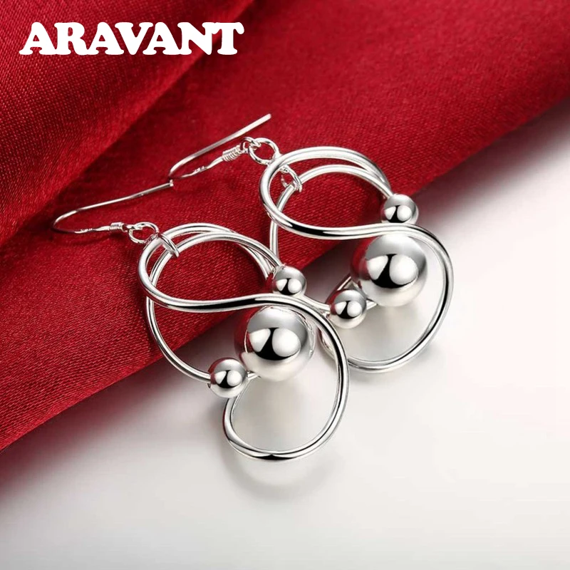 Aravant 925 Silver Twist Ball Long Dangle Earrings For Women Fashion Wedding Jewelry
Aravant 925 Silver Twist Ball Long Dangle Earrings For Women Fashion Wedding Jewelry