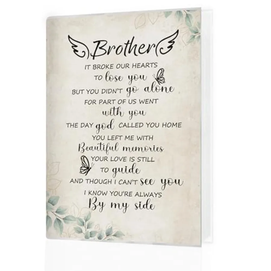 Brother Memorial Photo Album 4x6, Memorial Gifts for Loss of Brother, Loss of Brothers Sympathy Gifts, Bereavement Small Memory
Brother Memorial Photo Album 4x6, Memorial Gifts for Loss of Brother, Loss of Brothers Sympathy Gifts, Bereavement Small Memory