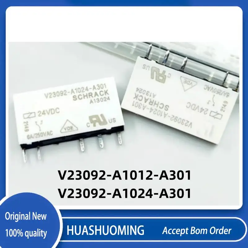 Новинка, 5 шт./лот, V23092-A1012-A301 12 В, V23092-A1024-A301 24 В, V23092, A1024, A301, 12 В постоянного тока, 24 В постоянного тока, 6 А, 5 контактов
Новинка, 5 шт./лот, V23092-A1012-A301 12 В, V23092-A1024-A301 24 В, V23092, A1024, A301, 12 В постоянного тока, 24 В постоянного тока, 6 А, 5 контактов