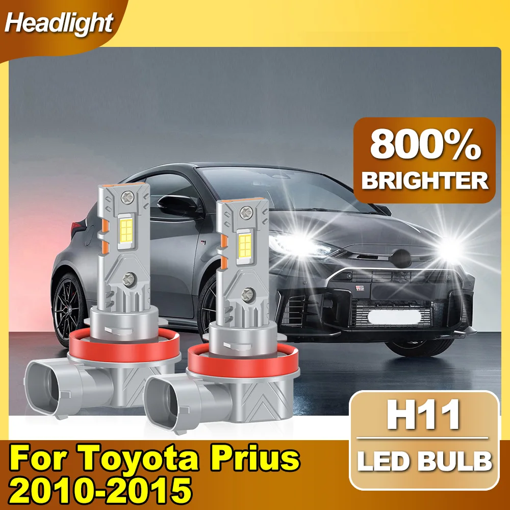 2PCS H11 LED Headlight Bulb 6000K 20000LM Super Bright Low Beam Headlamp For Toyota Prius 2010-2013 2014 2015 Canbus No Error
2PCS H11 LED Headlight Bulb 6000K 20000LM Super Bright Low Beam Headlamp For Toyota Prius 2010-2013 2014 2015 Canbus No Error