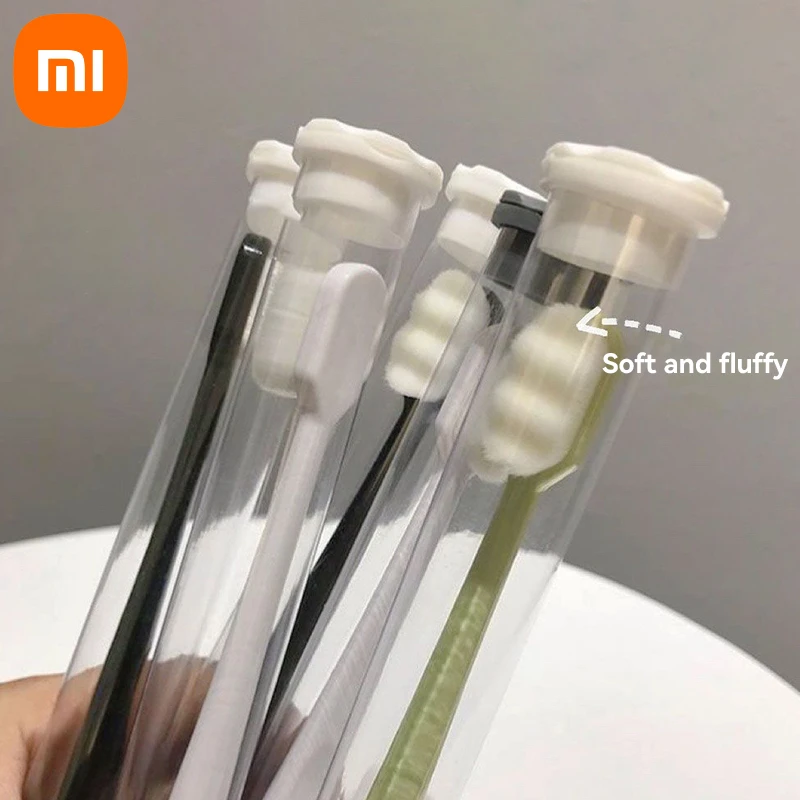 Мягкая зубная щетка Xiaomi с Million Nano Bristle, зубная щетка для взрослых, глубокая чистка зубов, портативная ручная щетка для путешествий, ухода за полостью рта
Мягкая зубная щетка Xiaomi с Million Nano Bristle, зубная щетка для взрослых, глубокая чистка зубов, портативная ручная щетка для путешествий, ухода за полостью рта