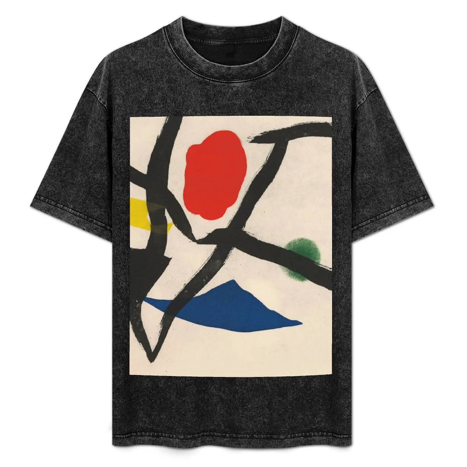 Joan Miro Cantic del Sol T-Shirt Summer Print Short Sleeve Tee
Joan Miro Cantic del Sol T-Shirt Summer Print Short Sleeve Tee