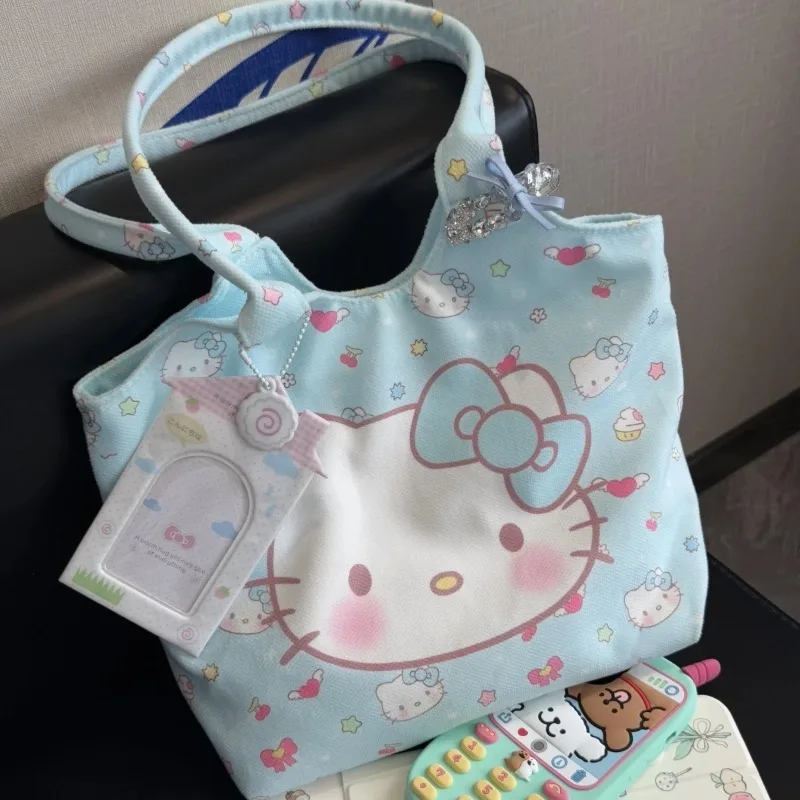 Hello Kitty Handbag Cute Cartoon Printing Wrist Bag Anime Peripheral Fashion Delicate Travel Portable High-capacity Storage Bag
Hello Kitty Handbag Cute Cartoon Printing Wrist Bag Anime Peripheral Fashion Delicate Travel Portable High-capacity Storage Bag