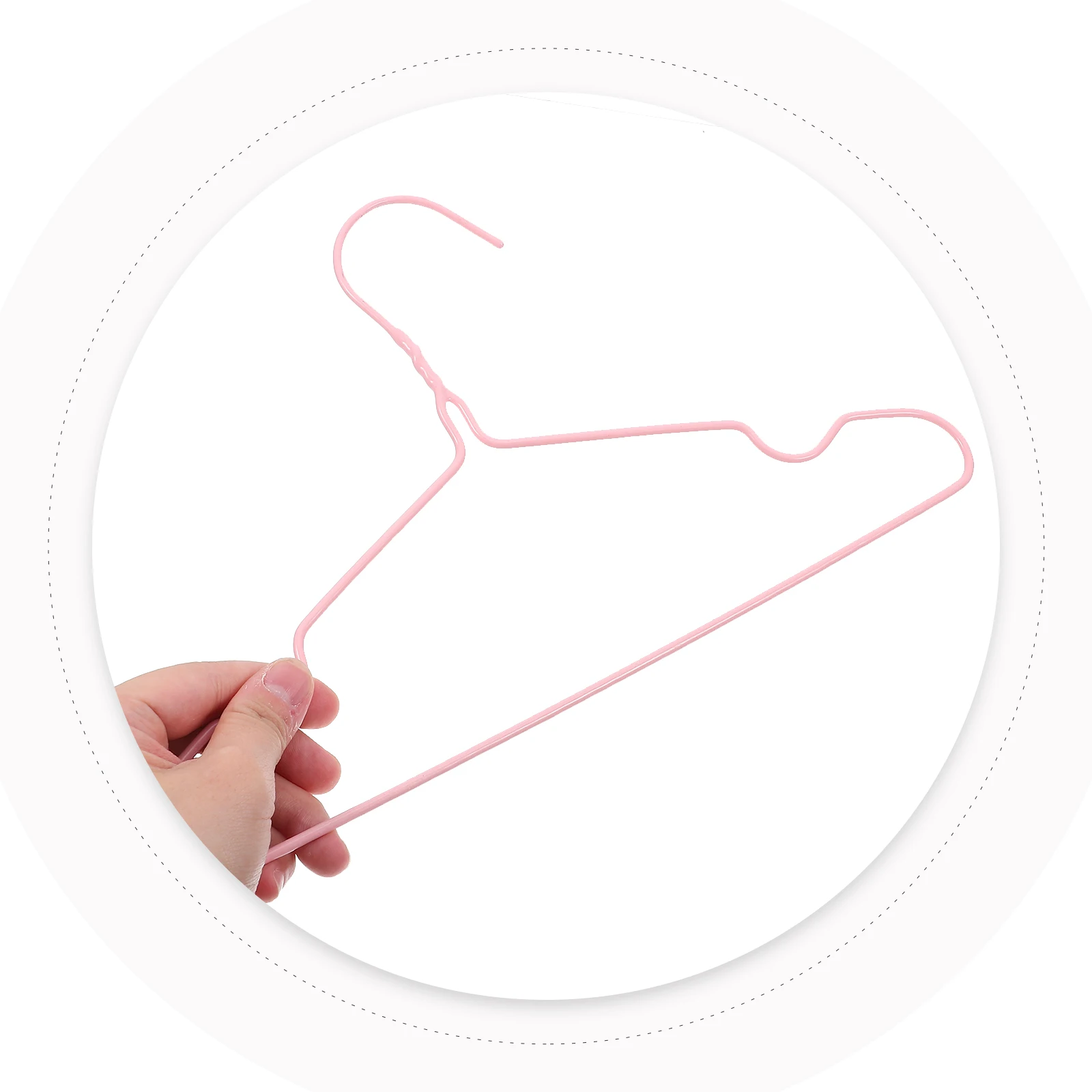 10pcs Clothes Hangers Stainless Steel Non Slip Kids Hangers Seamless Design Space Saving For Nursery Kids
10pcs Clothes Hangers Stainless Steel Non Slip Kids Hangers Seamless Design Space Saving For Nursery Kids