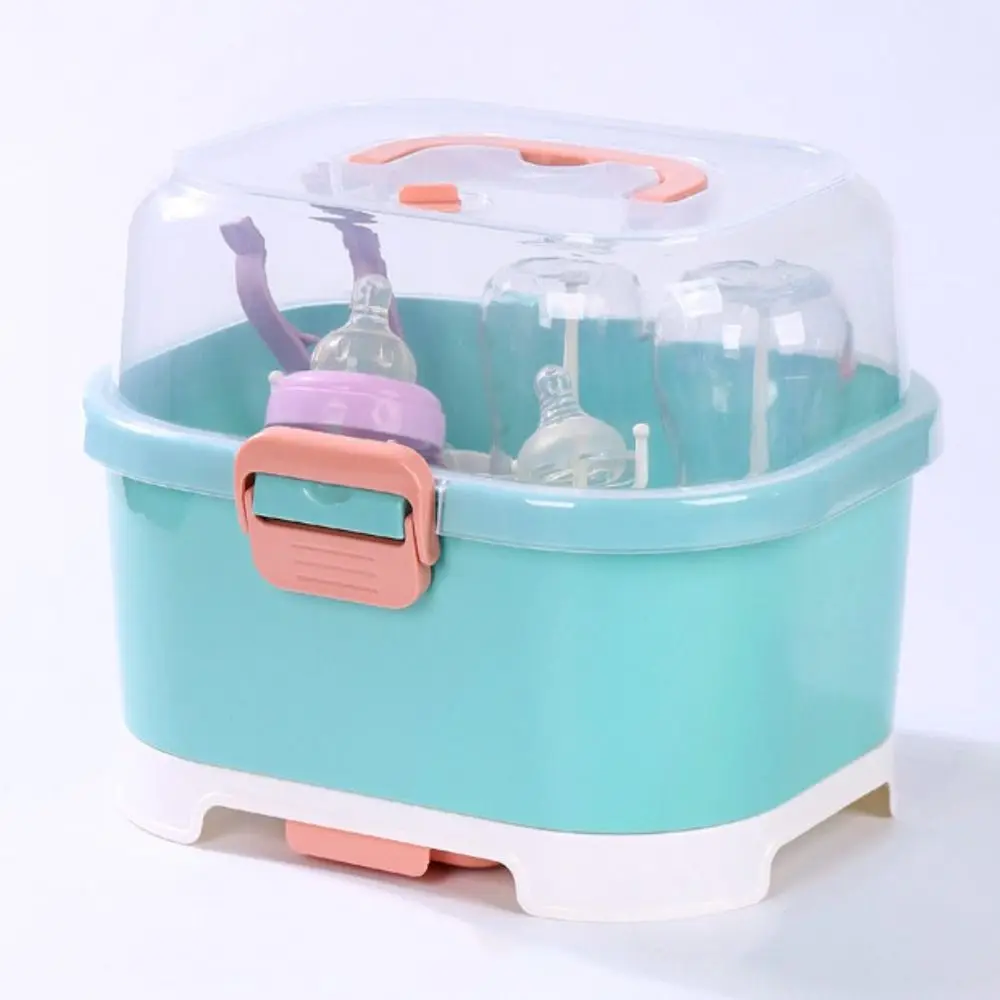 Сушилка для детских бутылочек с крышкой, маленькая/большая пылезащитная коробка для хранения бутылочек для кормления с подставкой, съемный органайзер для детских бутылочек
Сушилка для детских бутылочек с крышкой, маленькая/большая пылезащитная коробка для хранения бутылочек для кормления с подставкой, съемный органайзер для детских бутылочек
