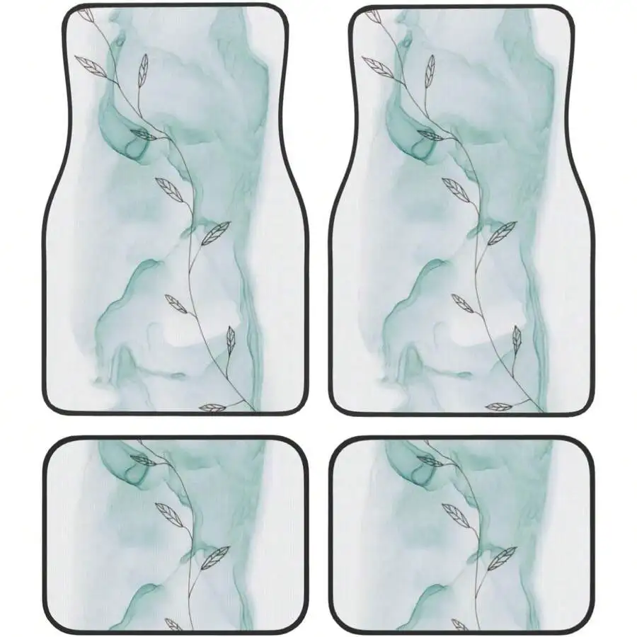 Car Mats Set Of 4 Teal Abstract With Vine Floor Mats For Cars Universal Front Rear Vehicle Rugs Auto Accessories For Truck Sedan
Car Mats Set Of 4 Teal Abstract With Vine Floor Mats For Cars Universal Front Rear Vehicle Rugs Auto Accessories For Truck Sedan