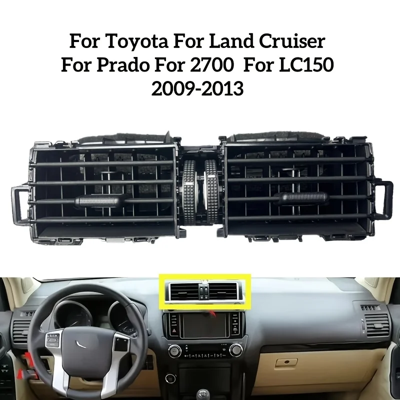 Car A/C Air Conditioner Vents | For Toyota Land Cruiser Prado 2700 LC150 2009-2013 - Japanese Series, Without Battery
Car A/C Air Conditioner Vents | For Toyota Land Cruiser Prado 2700 LC150 2009-2013 - Japanese Series, Without Battery