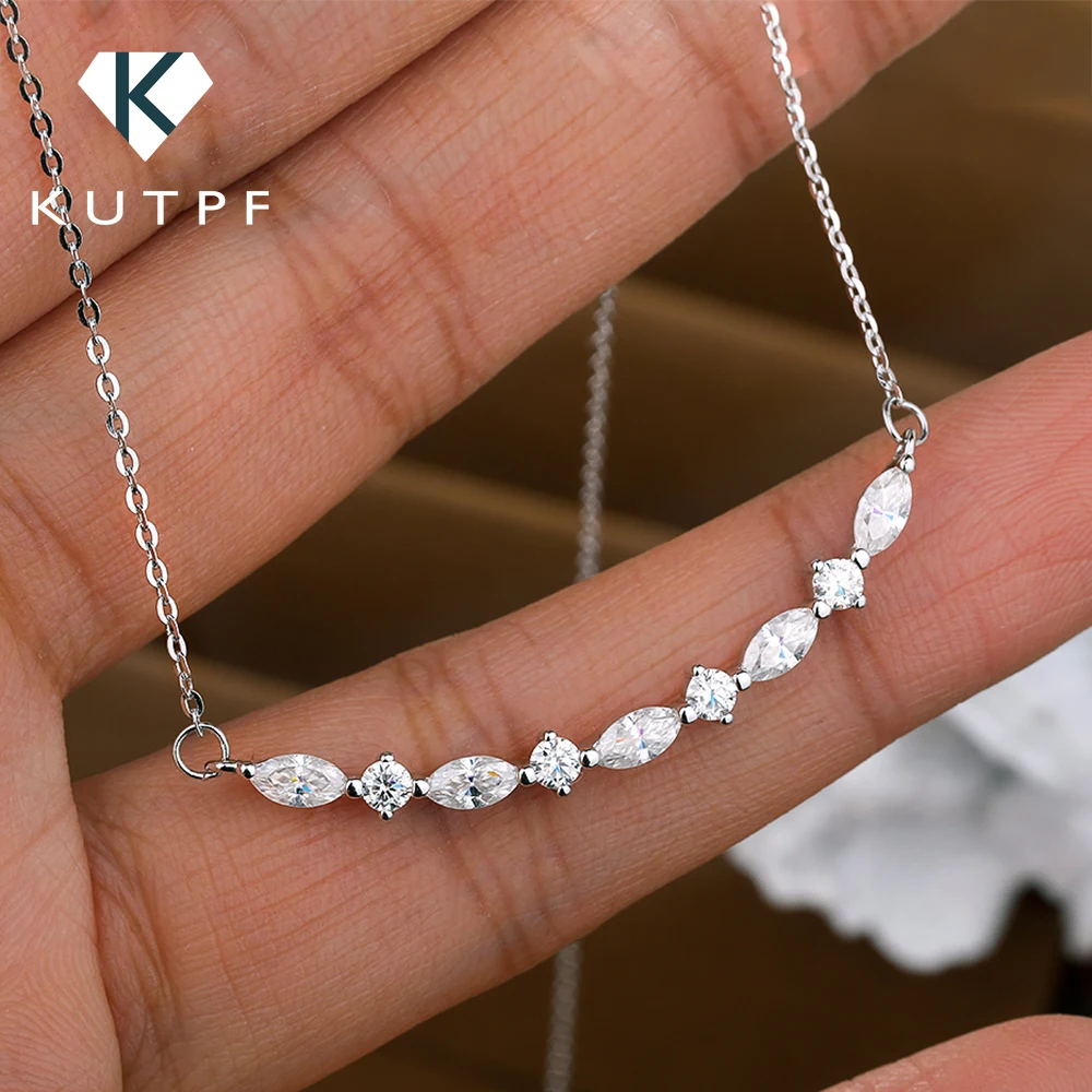 Smile Shape Moissanite Pendant Necklace for Women S925 Silver Round/Marquise Cut Diamond Layering Pendant NeckChain Fine Jewelry
Smile Shape Moissanite Pendant Necklace for Women S925 Silver Round/Marquise Cut Diamond Layering Pendant NeckChain Fine Jewelry