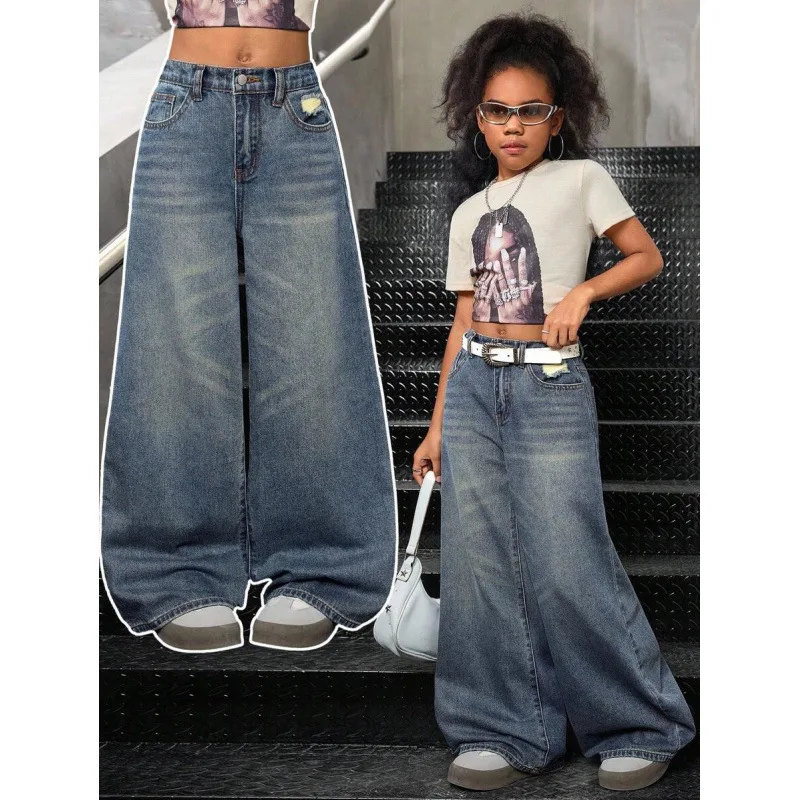 Ripped Wide Leg Jeans Torn Denim Pants Female Spring Season High Waist Fit Loose Jumpsuits Outfits Casual Comfortable Jeans
Ripped Wide Leg Jeans Torn Denim Pants Female Spring Season High Waist Fit Loose Jumpsuits Outfits Casual Comfortable Jeans