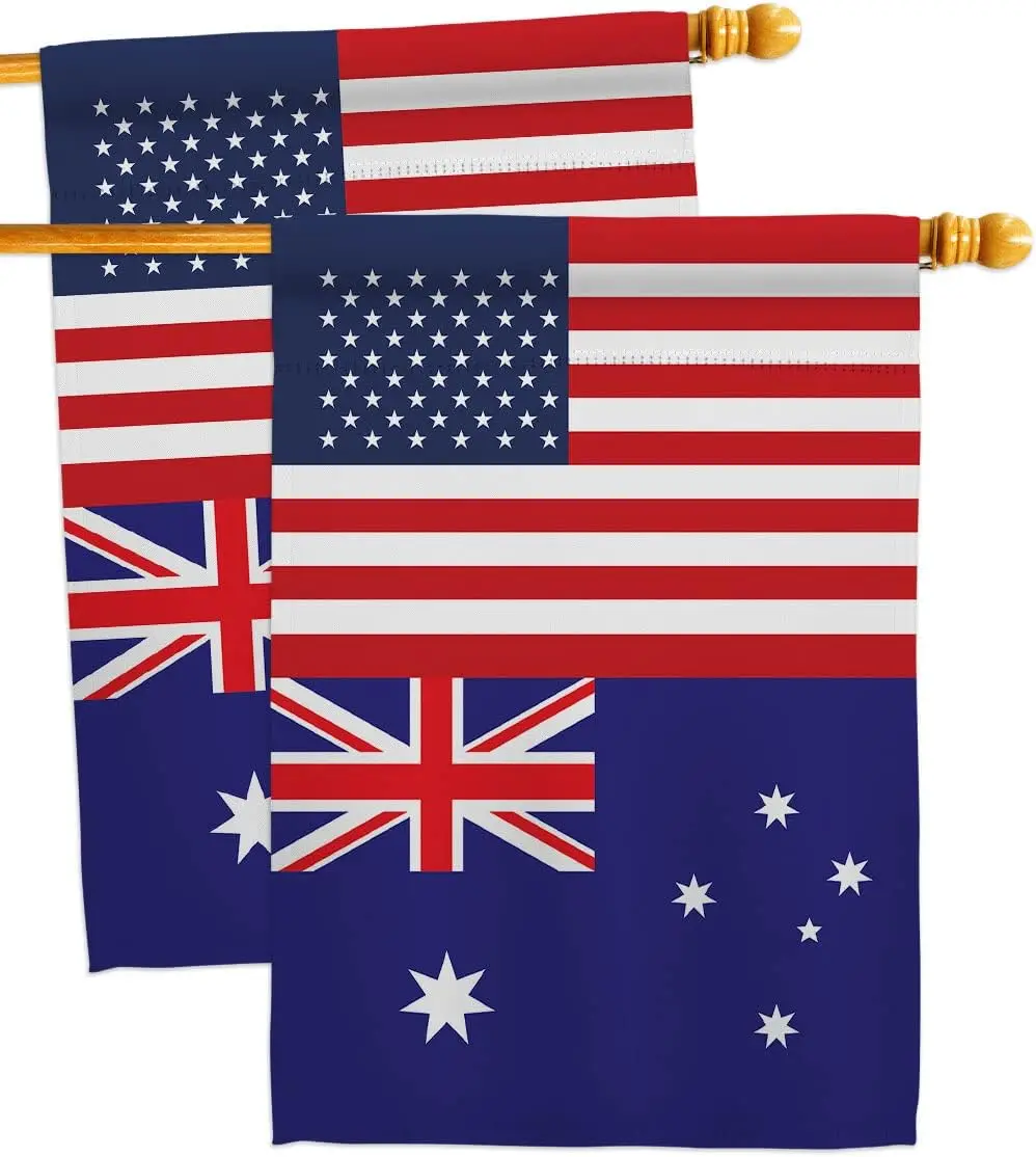 2-Piece USA Australia Friendship Banner Flags - Outdoor Wall Decor, Patio Lawn Garden Room Decor, Tapestry Yard Signs Art, Sports Fan Gifts Trophy for Soccer Games
2-Piece USA Australia Friendship Banner Flags - Outdoor Wall Decor, Patio Lawn Garden Room Decor, Tapestry Yard Signs Art, Sports Fan Gifts Trophy for Soccer Games
